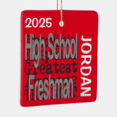 Uitstekende brugklasser CUSTOM Keramisch Ornament (Rechts)