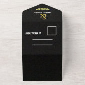 Uitstekende bruiloft uitnodigingen: ontdek onze el all in one uitnodiging (Buitenkant)