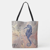 Uitstekende canvas tas op grote zeeoorten door Les (Achterkant)