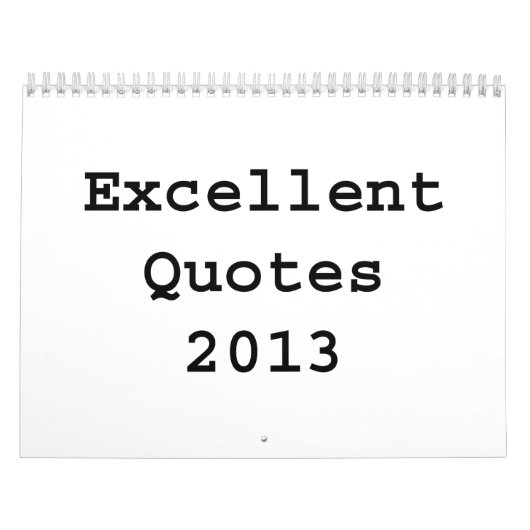 Uitstekende Citaten Uitgave 3 ~ Veranderingen in 1 Kalender (Hoes)