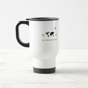 Uitstekende Classy Monogrammed Reisbeker