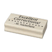 "Uitstekende correcties!" Educator Rubber Stamp Rubberstempel (Stempel)