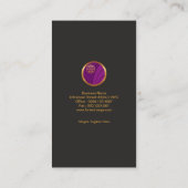 Uitstekende Creative Faux Gold Foil Forex Dealer Visitekaartje (Achterkant)