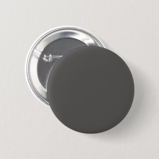 Uitstekende donkergrijze achtergrond voor solide k ronde button 5,7 cm (Voorkant /achterkant)