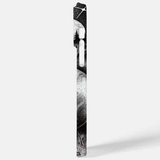 Uitstekende dood Case-Mate iPhone case (Achterkant / Links)