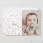 Uitstekende draaiboeken in de Bronze kerstfeestkaa Kaart (Voorkant)