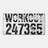 Uitstekende en gekraste tekst Werkout 247365 bijte Bureaumat (Voorkant)