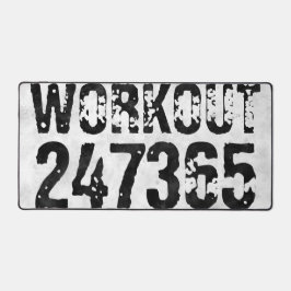 Uitstekende en gekraste tekst Werkout 247365 bijte Bureaumat