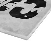 Uitstekende en gekraste tekst Werkout 247365 bijte Snijplank (Hoek)