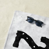 Uitstekende en gekraste tekst Werkout 247365 bijte Strandlaken (In situ)