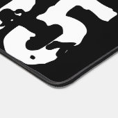 Uitstekende en gekraste tekst Werkout 247365 wit Bureaumat (Hoek)