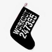 Uitstekende en gekraste tekst Werkout 247365 wit Kleine Kerstsok (Voorkant (Hangend))