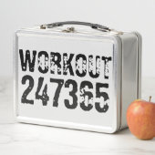 Uitstekende en gekraste tekst Werkout 247365 zwart (In situ)