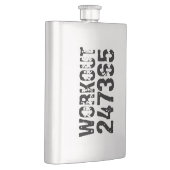 Uitstekende en gekraste tekst Werkout 247365 zwart Flacon (Rechts)