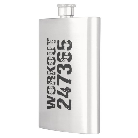 Uitstekende en gekraste tekst Werkout 247365 zwart Flacon (Links)