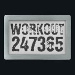 Uitstekende en gekraste tekst Werkout 247365 zwart Gesp<br><div class="desc">Uitstekende tekst Werkout 247365 in zwarte kleur met witte achtergrond. Ideaal voor iedereen die optilt,  fitness,  training,  bodybuilding en naar de gym gaat.</div>