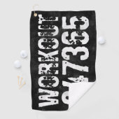 Uitstekende en gekraste vintage Werkout 247365 Golfhanddoek (Insitu)