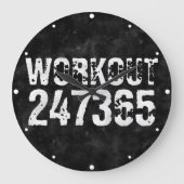 Uitstekende en gekraste vintage Werkout 247365 Grote Klok (Voorkant)