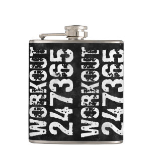 Uitstekende en gekraste vintage Werkout 247365 Heupfles