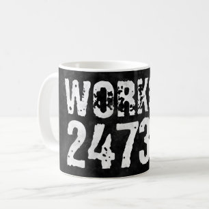 Uitstekende en gekraste vintage Werkout 247365 Koffiemok