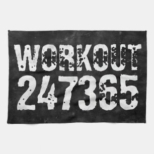 Uitstekende en gekraste vintage Werkout 247365 Theedoek