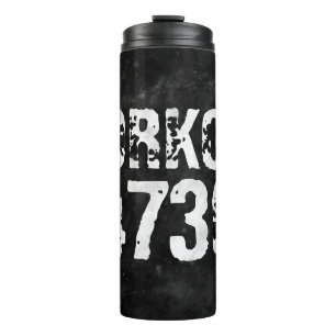 Uitstekende en gekraste vintage Werkout 247365 Thermosbeker