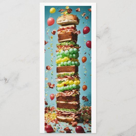 "Uitstekende Fusion Delights: op maat gemaakte men Menu (Achterkant)