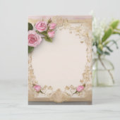 Uitstekende geïnspireerde uitnodiging (Staand voorkant)