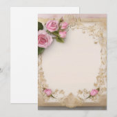 Uitstekende geïnspireerde uitnodiging (Voorkant / Achterkant)