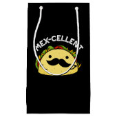 Uitstekende, gemiddelde schenkende Taco Pun Dark B Klein Cadeauzakje (Voorkant)