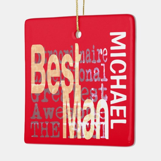 Uitstekende Getuige CUSTOM Keramisch Ornament (Links)