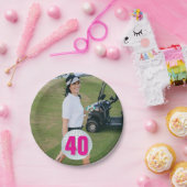 Uitstekende Golf Lady Party Papieren Bordje (Feest)