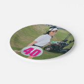 Uitstekende Golf Lady Party Papieren Bordje (Gekanteld)