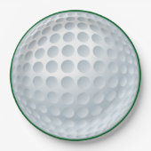 Uitstekende golf partij benodigdheden papieren bordje (Voorkant)