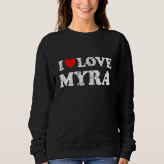 Uitstekende grunge versleten stijl I Love Myra Trui