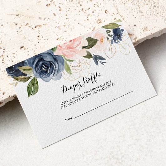 Uitstekende Herfst Bloemenluier Raffle Informatiekaartje