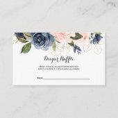 Uitstekende Herfst Bloemenluier Raffle Informatiekaartje (Voorkant)