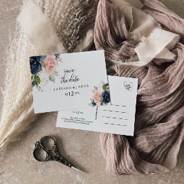 Uitstekende Herfst Floral Save the Date Briefkaart