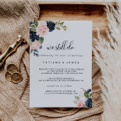 Uitstekende Herfst Floral Vow Vernieuwing Kaart