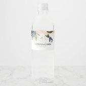 Uitstekende Herfst Floral Water Flessenetiket Waterfles Etiket (Voorkant)