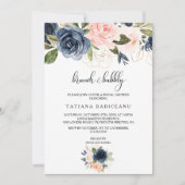 Uitstekende herfstbrunch en bruisende bruidsuitnod kaart (Voorkant)