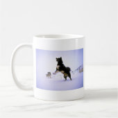 Uitstekende hondenhond koffiemok (Links)
