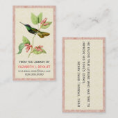 Uitstekende Hummingbird-persoonlijke mediakaarten Visitekaartje (Voorkant / Achterkant)