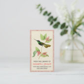 Uitstekende Hummingbird-persoonlijke mediakaarten Visitekaartje (Staand voorkant)