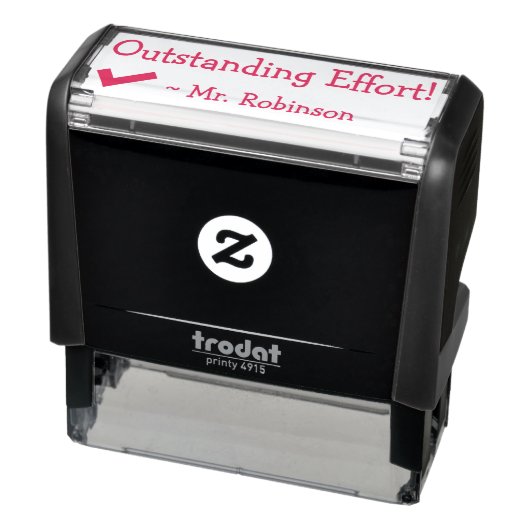 "Uitstekende inspanning!" Leraar Rubber Stamp Zelfinktende Stempel (Product)