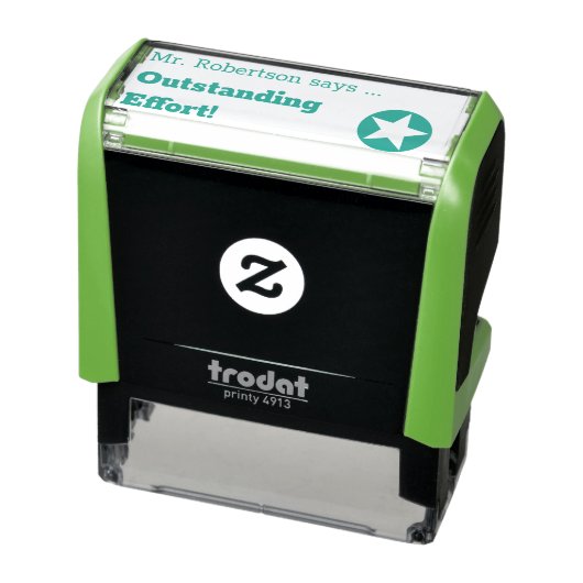 "Uitstekende inspanning!" Tutor Feedback Rubber St Zelfinktende Stempel (Product)