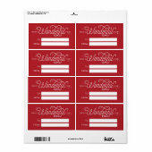 Uitstekende jaarlijkse Cadeaulabels voor feestdage Etiket (Full Sheet)