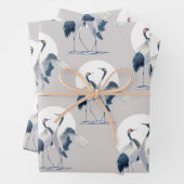 Uitstekende Japanse kranen inpakpapier (In situ)