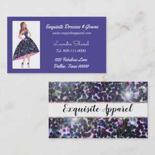 Uitstekende jurken en gowns Visitekaartje
