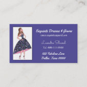 Uitstekende jurken en gowns Visitekaartje (Voorkant)